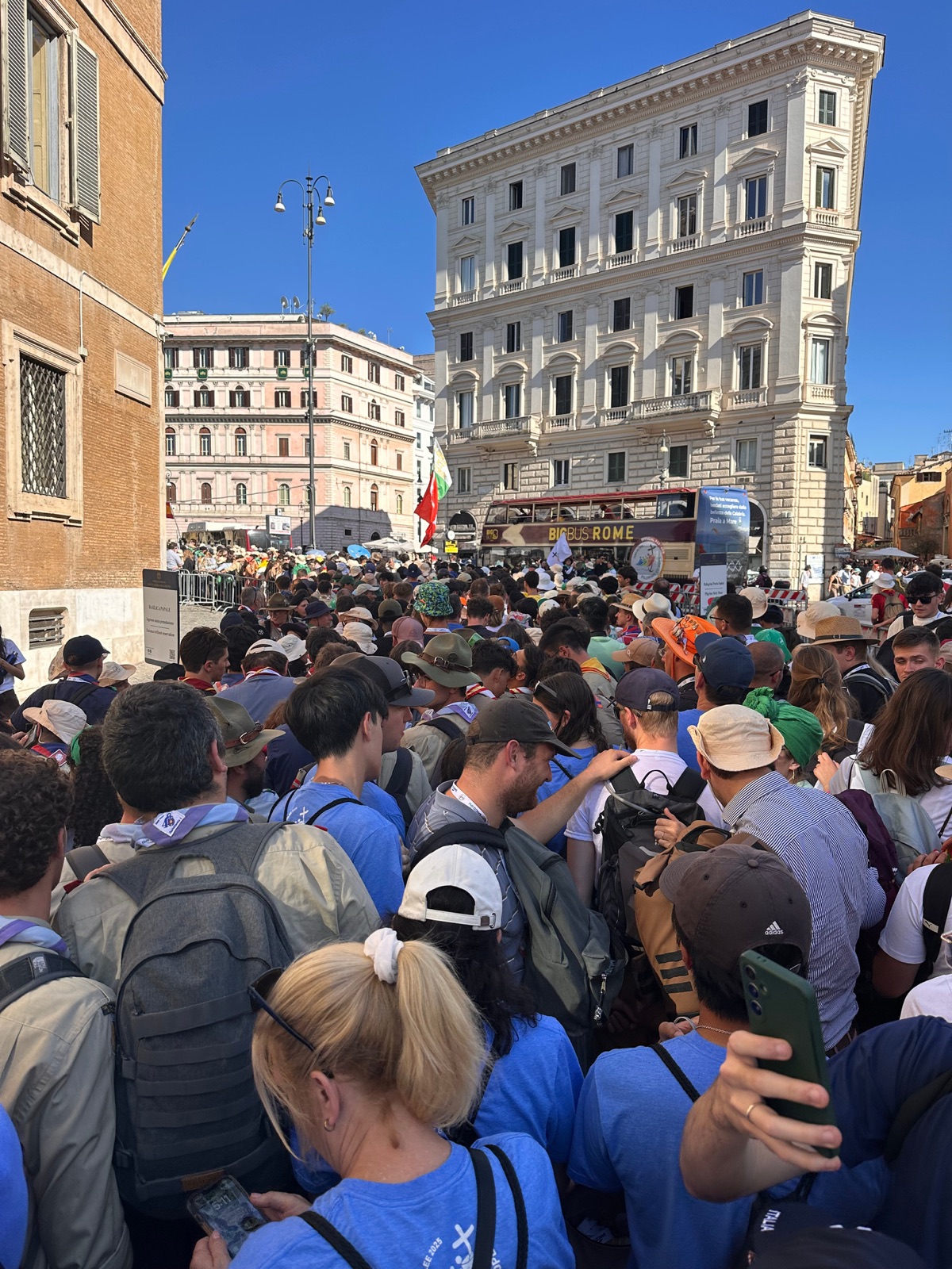 At the Holy Doors in Rome.