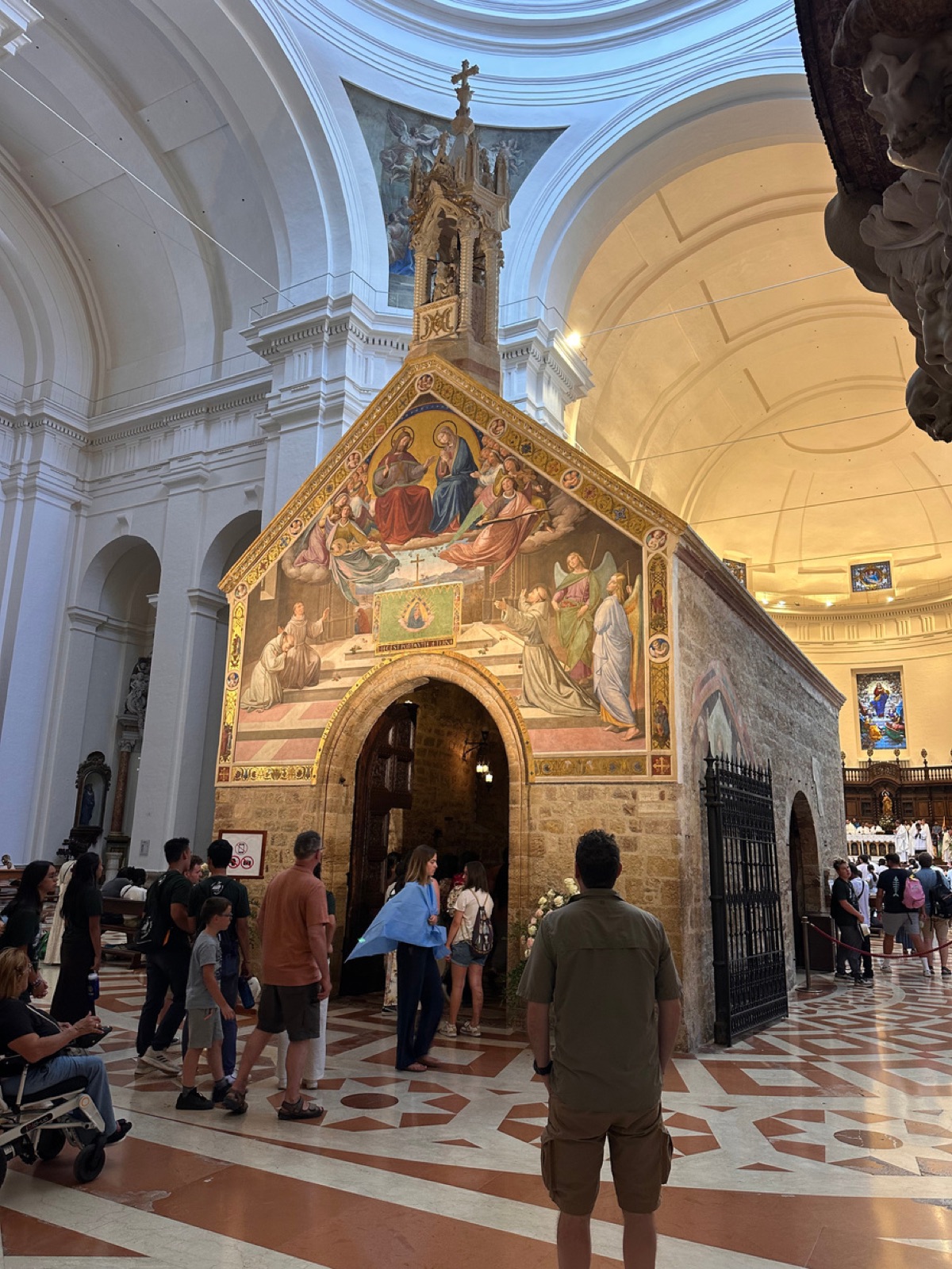 The Portiuncula chapel in Assisi.